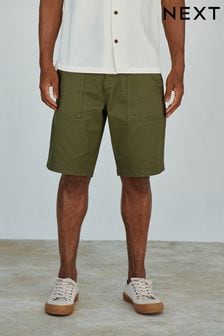 Cargo kratke hlače z žepi in utrujanimi žepi (D12812) | €9