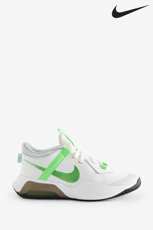 Nike White/Green Zoom Crossover Youth Basketball Trainers (D14278) | €30