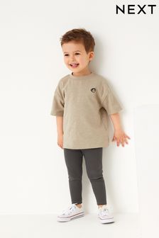 Short Sleeve T-Shirt and Leggings Set (3mths-7yrs)