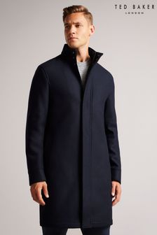 Ted Baker Grey Icomb Wool Funnel Neck Jacket (D14612) | €441
