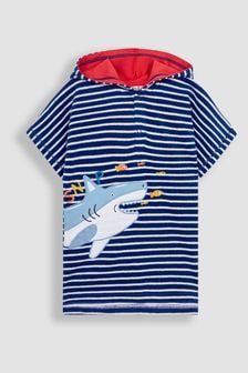 Marineblau - Jojo Maman Bébé Poncho aus Frottee mit Kapuze (D14784) | 40 €