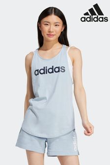 Blau - Adidas Sportswear Essentials Tank-Top mit losem Logo (D14927) | 28 €