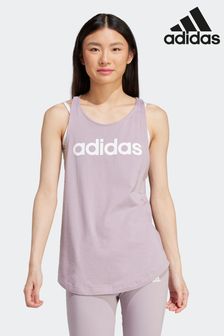 Violett - Adidas Sportswear Essentials Tank-Top mit losem Logo (D14928) | 28 €