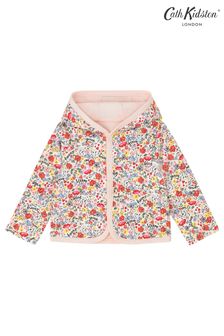 Cath Kidston Baby Natural Hooded Quilted Jacket (D14943) | $49