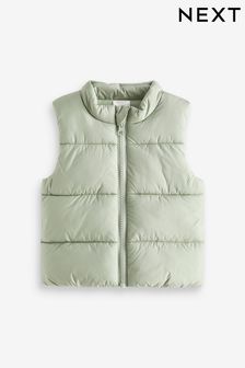 šalvějově zelená - Prošívaná vesta pro miminka (0 m -2 let) (D15075) | 570 Kč - 645 Kč