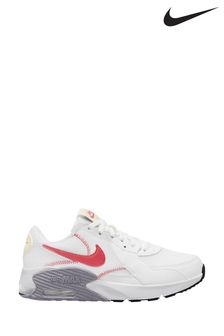 Nike White/Pink Air Max Excee Youth Trainers (D15108) | €41.50