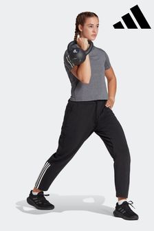 adidas Black Performance Train Essentials Regular-fit Cotton Training Joggers (D15114) | €23