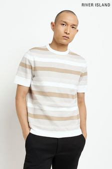 River Island Stripe Slim Knit T-shirt (D15322) | 39 €