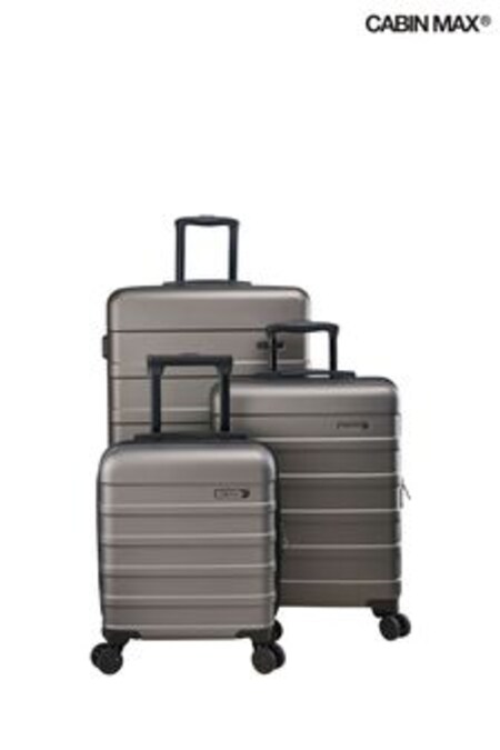 Cabin Max Grey Anode 3 Piece Luggage Set (D15363) | $247