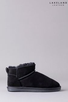 Lakeland Leather GreyLadies Sheepskin Mini Boot Slippers