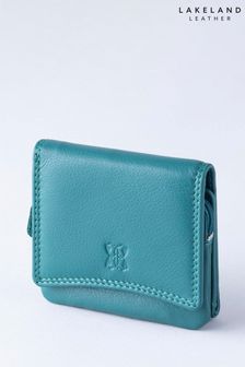 ティールグリーン - Lakeland Leather スモール レザー フラップオーバー 財布 (D16440) | ￥3,260