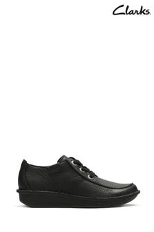 Black - Clarks Leather Funny Dream Shoes (D16778) | kr1 460