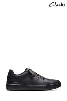 Clarks Black Courtlite Tie Shoes (D16788) | LEI 477
