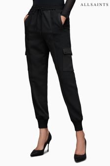 AllSaints Black Maddie Trousers (D17279) | OMR72
