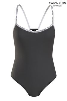 Черный бикини с глубоким вырезом и фирменной лентой Calvin Klein Core (D17699) | €59