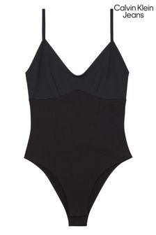 Calvin Klein Jeans Open Back Milano Black Bodysuit (D17748) | €41.50