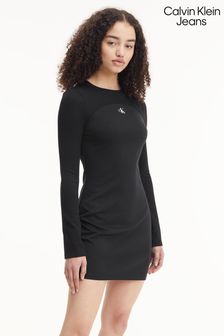 Черное платье с открытой спиной Calvin Klein Jeans Milano (D17759) | €65