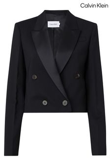 Calvin Klein Wool Cropped Black Tuxedo (D17760) | €229