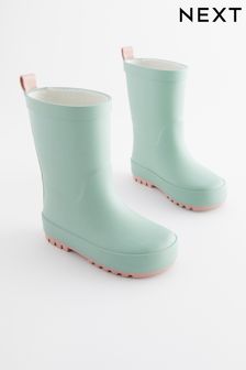 Sage Green Rubber Wellies (D17811) | $24 - $27