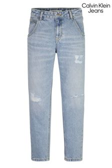 Calvin Klein Jeans Blue Barrel Distressed Jeans (D17881) | €38