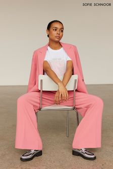 Sofie Schnoor Bright Pink Wide Leg Trousers (D18091) | €73