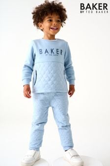 Baker By Ted Baker (0-6 ans) Ensemble pull matelassé et jogging (D18114) | €21 - €23