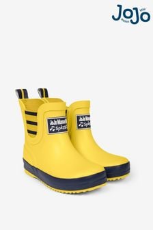 JoJo Maman Bébé Marigold Yellow Ankle Wellies (D18251) | $33 - $37