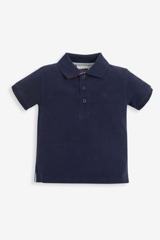 JoJo Maman Bébé Navy Blue Polo Shirt (D18267) | €23