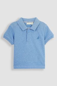 JoJo Maman Bébé Blue Polo Shirt (D18295) | SGD 27