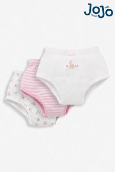 Jojo Maman Bébé 3件裝女童訓練內褲 (D18323) | NT$750