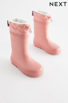 Pink Thermal Thinsulate™ Lined Cuff Wellies (D18538) | €24 - €28