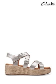 Sandals Silver Flat Forms Low Footwear Next Luxembourg