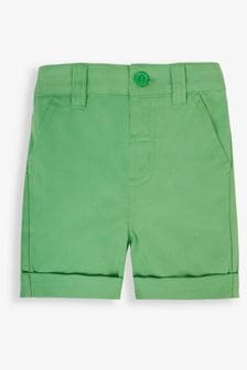 JoJo Maman Bébé Green Twill Chino Shorts (D18643) | AED100