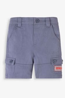 Indigo - Kratke hlače iz kepra Jojo Maman Bébé (D18648) | €21