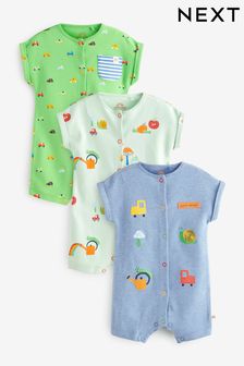 彩色花園 - 嬰兒連身褲3件裝 (D18652) | HK$157 - HK$192