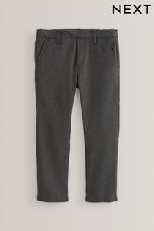 Grey Regular Pull-On Waist School Formal Stretch Skinny Trousers (3-17yrs) (D18724) | $14 - $27