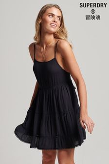 Plażowa sukienka mini na ramiączkach Superdry Vintage (D18906) | 142 zł