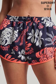 Superdry Orange Vintage Printed Beach Shorts (D18927) | €25
