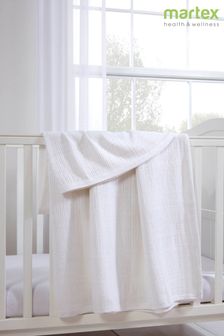 Martex Baby White Cellular Blanket