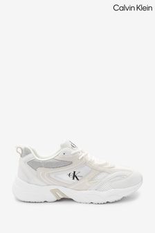 حذاء تنس رياضي أبيض من Calvin Klein (D19582) | 725 د.إ