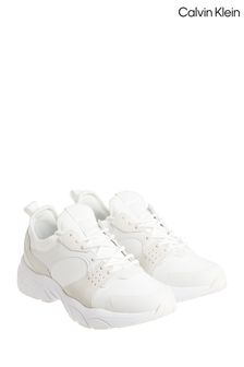 حذاء تنس رياضي أبيض من Calvin Klein (D19588) | 67 ر.ع