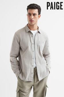 Paige Long Sleeve Cotton Shirt (D20395) | ￥34,350