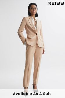 Reiss Camel Ember Tailored Single Breasted Blazer (D20960) | TRY 5.491