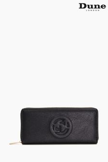 Дюна Лондон Кекстер Чорний логотип Zip навколо гаманця (D21040) | 1 415 ₴
