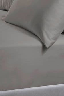 TLC Grey 5* 240 Thread Count Fitted Sheet (D21179) | €29 - €49