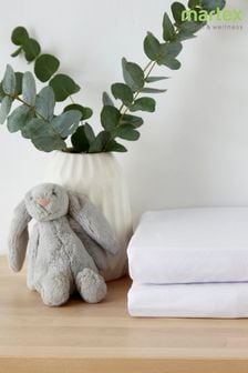 Martex Baby White Crib Fitted Sheet (D21204) | NT$840