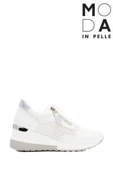 Moda in Pelle Perforated Upper Chunky Trainers (D22070) | AED749