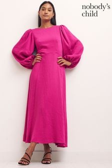 Nobodys Child Pink Zola Midi Dress (D22532) | €60