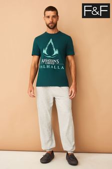 F&F Assassins Creed Green/White Pyjamas Set (D22589) | €10.50