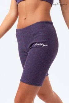 Hype. Vijolične ženske multi space dye scribble kolesarske kratke hlače (D23168) | €14